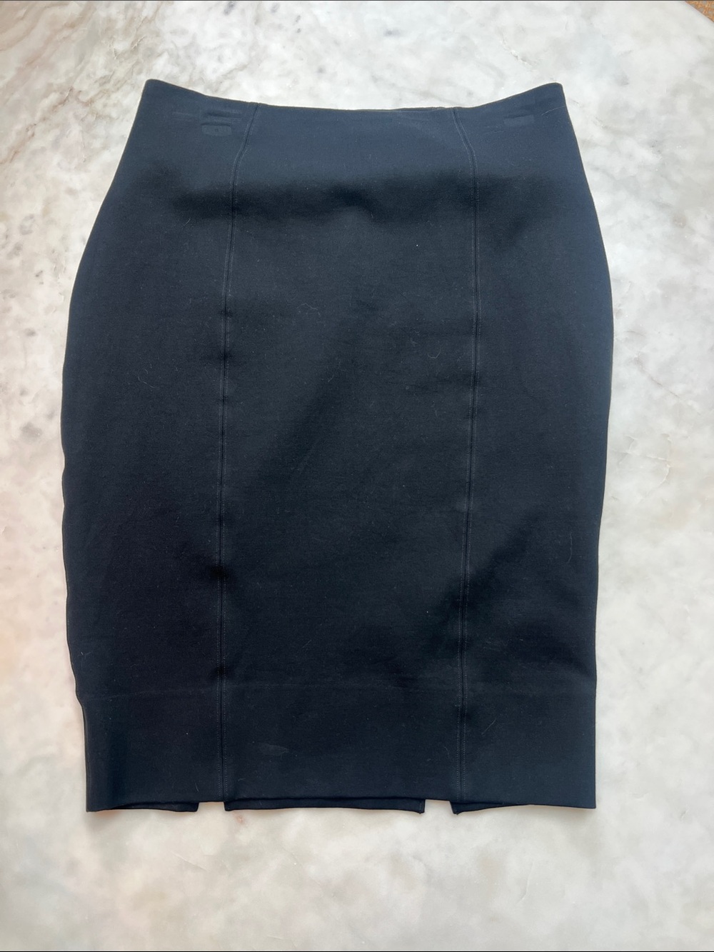 SPANX Black Ponte Pencil Skirt